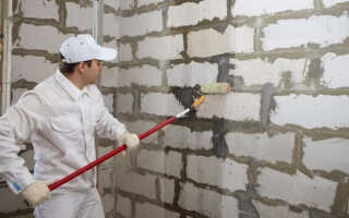 Как выбрать грунтовку для газобетона?