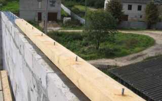 Крепление крыши к стенам из газобетона: выбор элементов крепежа для мауэрлата