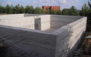 Строительство цокольного этажа из монолитного бетона