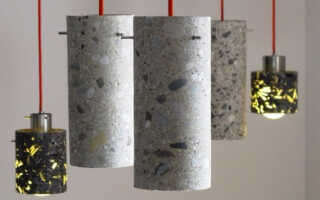 Бетонные светильники