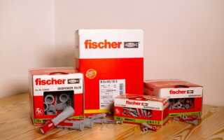 Новинки от Fischer: бур и дюбель для бетона