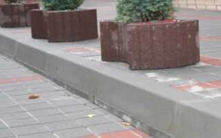 Бетонные бордюры: разновидности изделий, советы по изготовлению