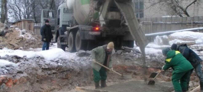 Разновидности противоморозных добавок в бетон