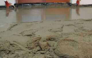 Бетон для пола — три способа заливки стяжки