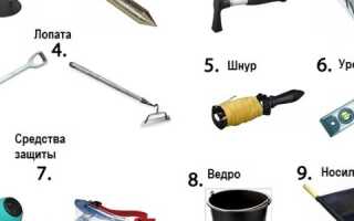 12 видов основных и вспомогательных инструментов для кладки газобетона