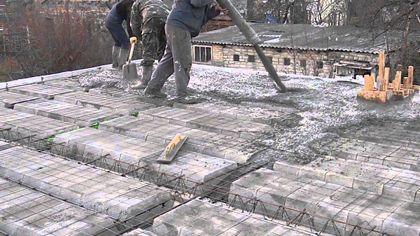Устройство монолитной стяжки
