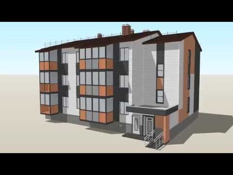 Проект – многоэтажный жилой дом из газобетона