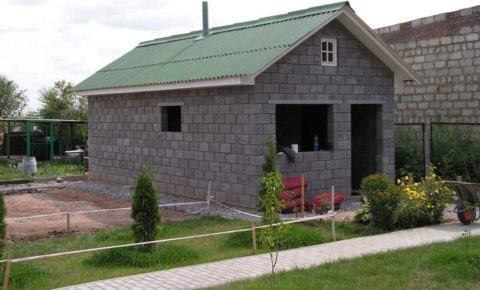 Бедующая баня из ячеистого бетона