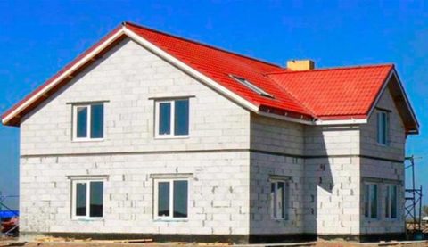 Дом из газобетонных блоков Дом из газобетонных блоков