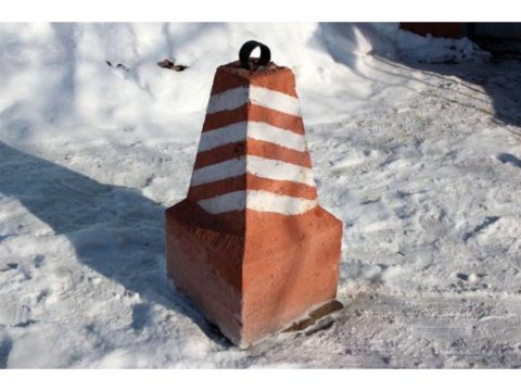 Элемент бетонного ограждения Элемент бетонного ограждения
