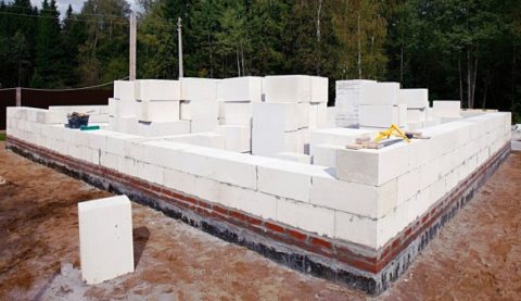 Фундамент для газобетонного дома
