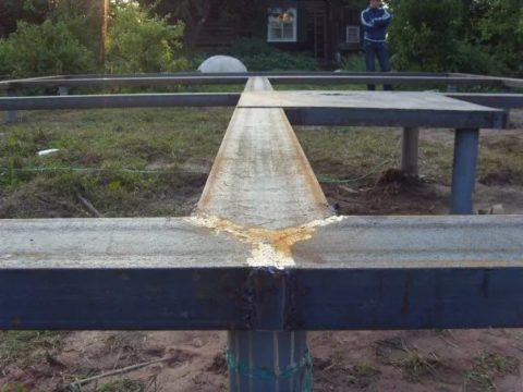 Фундамент на сваях