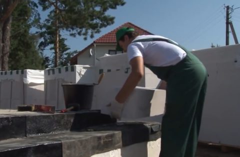 Газобетонные блоки: кладка угла