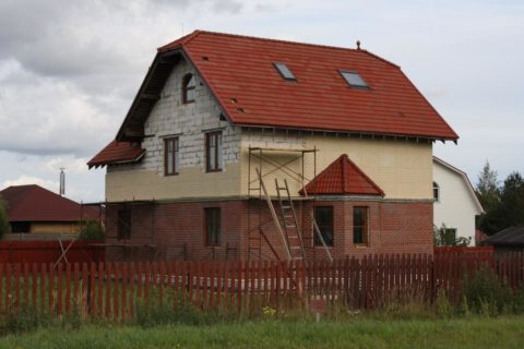 Газобетонный дом для дачи Газобетонный дом для дачи