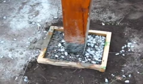 Готовый столбик