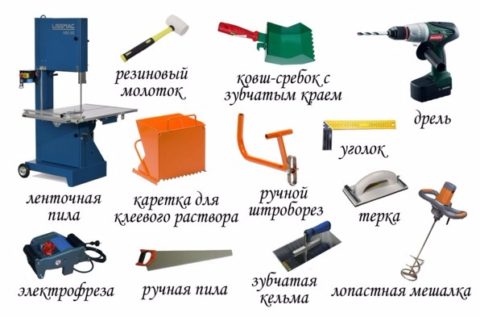 Инструмент для кладки газобетона