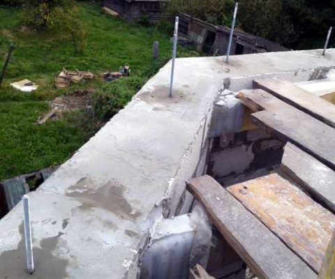 Крепление шпильки в газобетоне