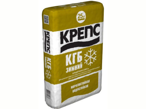 Крепс КГБ с противоморозной добавкой