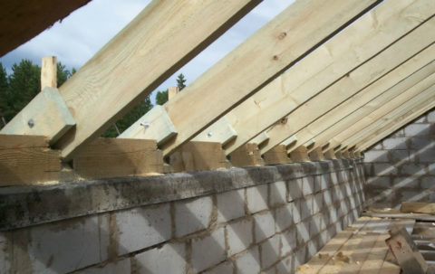 Крыша для дома из газобетона