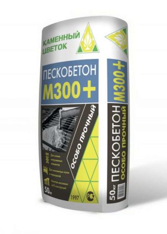 Пескобетон М300 50 кг Каменный цветок