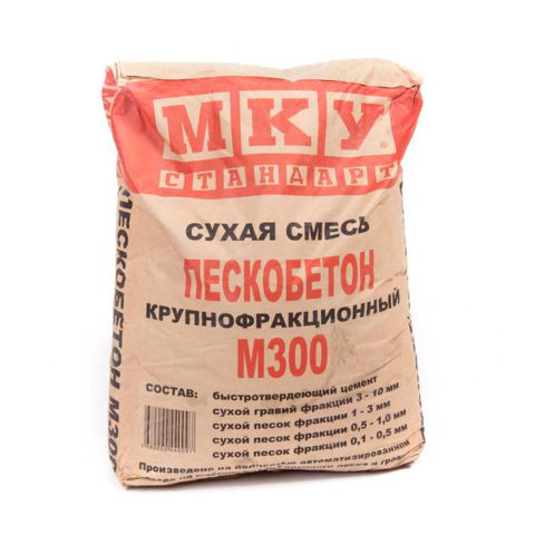 Пескобетон М300 сухая смесь