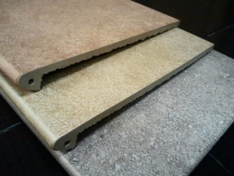 Плитка со свесом Плитка со свесом