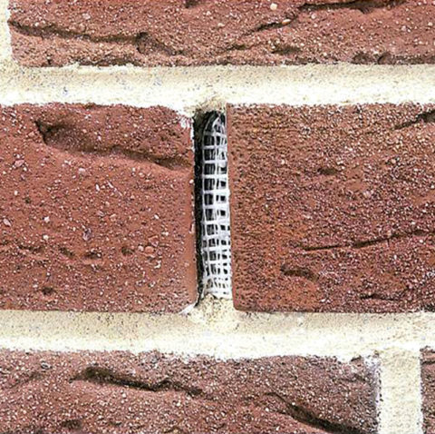 Продух в кирпичной кладке Продух в кирпичной кладке