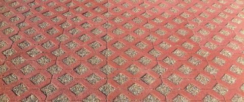Решетка цвета красного кирпича Решетка цвета красного кирпича