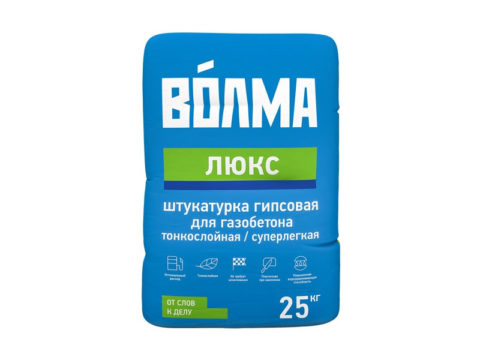 Специализированный штукатурный состав для газобетона