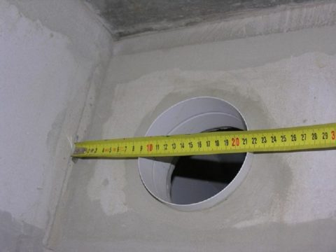 Стандартный диаметр принудительной вентиляции — 13 см Стандартный диаметр принудительной вентиляции — 13 см