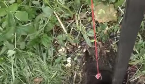 Ставим крайние опоры