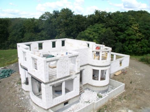 Строительство индивидуального дома из газобетонных материалов