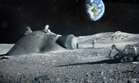 Так может выглядеть первая лунная база Так может выглядеть первая лунная база