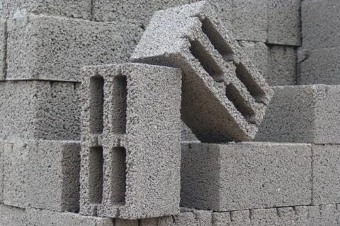 Так выглядят керамзитобетонные блоки