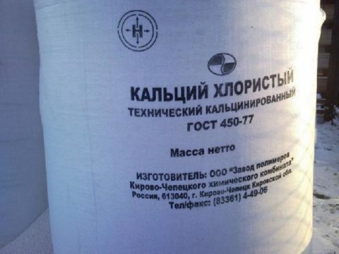 Технический хлористый кальций