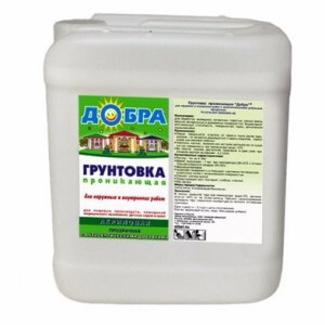 Грунтовка для наружных и внутренних работ с антисептическими добавкам