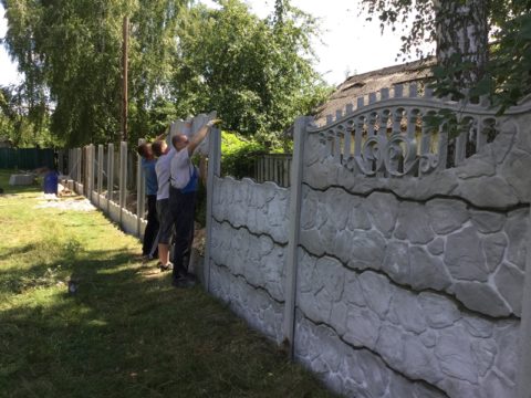 Установка панелей Установка панелей