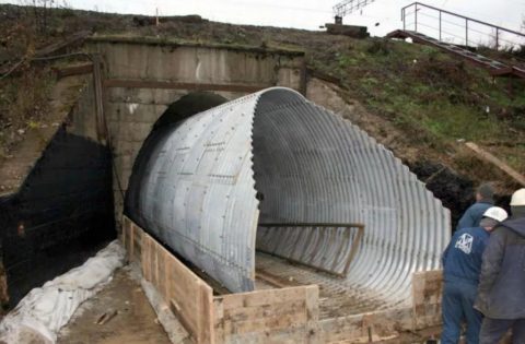 Водопропускная труба овальной формы