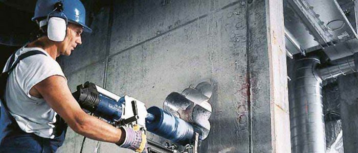 Алмазное бурение бетона