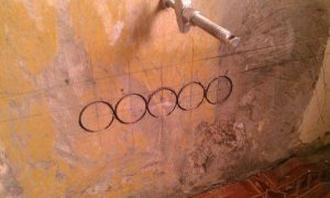 Разметка отверстий