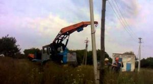 Установка столба